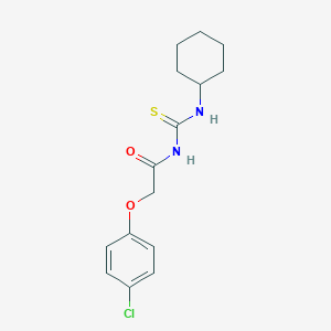 2-(4-chlorophenoxy)-N-(cyclohexylcarbamothioyl)acetamide