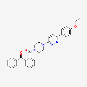 (2-Benzoylphenyl)(4-(6-(4-ethoxyphenyl)pyridazin-3-yl)piperazin-1-yl)methanone