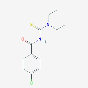 molecular formula C12H15ClN2OS B320791 4-chloro-N-(diethylcarbamothioyl)benzamide 