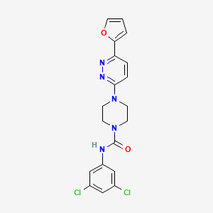 N-(3,5-dichlorophenyl)-4-[6-(furan-2-yl)pyridazin-3-yl]piperazine-1-carboxamide