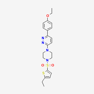 3-(4-Ethoxyphenyl)-6-(4-((5-ethylthiophen-2-yl)sulfonyl)piperazin-1-yl)pyridazine