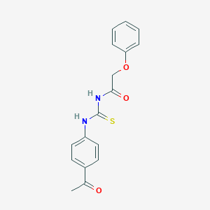 N-[(4-acetylphenyl)carbamothioyl]-2-phenoxyacetamide