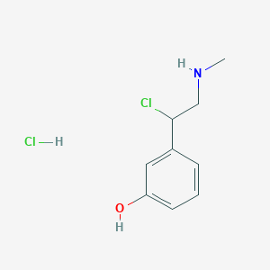 3-(1-Chloro-2-(methylamino)ethyl)phenol hydrochloride