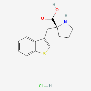 (R)-alpha-(3-benzothiophenylmethyl)-proline-HCl