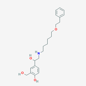 molecular formula C23H33NO4 B032083 去(苯基丁氧基)苯氧基沙美特罗 CAS No. 94749-02-7