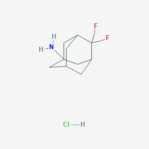 molecular formula C10H16ClF2N B3208313 4,4-Difluoroadamantan-1-amine hydrochloride CAS No. 1049763-69-0
