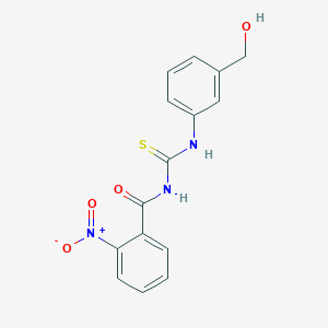 N-{[3-(hydroxymethyl)phenyl]carbamothioyl}-2-nitrobenzamide