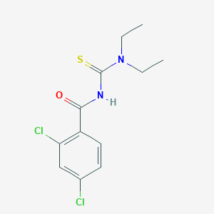 molecular formula C12H14Cl2N2OS B320842 2,4-dichloro-N-(diethylcarbamothioyl)benzamide 