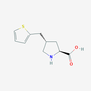 (2S,4S)-4-(thiophen-2-ylmethyl)pyrrolidine-2-carboxylic Acid