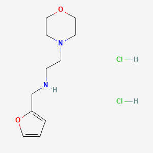 (Furan-2-ylmethyl)[2-(morpholin-4-yl)ethyl]amine dihydrochloride