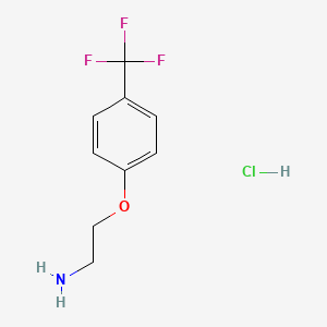 1-(2-Aminoethoxy)-4-(trifluoromethyl)benzene hydrochloride
