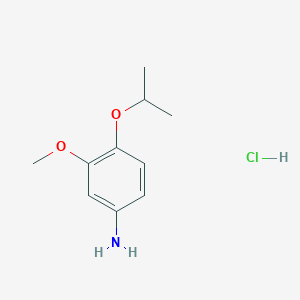 (4-Isopropoxy-3-methoxyphenyl)amine hydrochloride