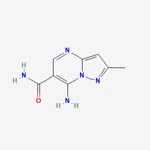 7-Amino-2-methylpyrazolo[1,5-a]pyrimidine-6-carboxamide