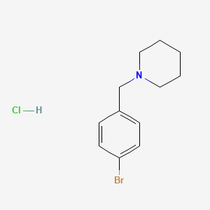 molecular formula C12H17BrClN B3208560 1-(4-Bromobenzyl)piperidine hydrochloride CAS No. 1051368-74-1