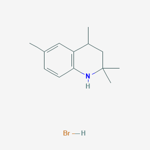 molecular formula C13H20BrN B3208580 2,2,4,6-四甲基-1,2,3,4-四氢喹啉氢溴酸盐 CAS No. 1051368-95-6