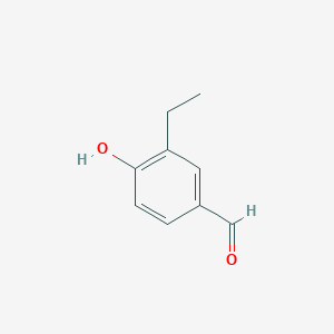 molecular formula C9H10O2 B3208616 3-Ethyl-4-hydroxybenzaldehyde CAS No. 105211-79-8