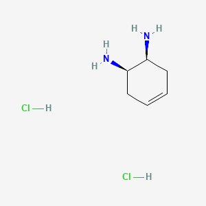 molecular formula C6H14Cl2N2 B3208621 cis-Cyclohex-4-ene-1,2-diamine dihydrochloride CAS No. 105249-35-2