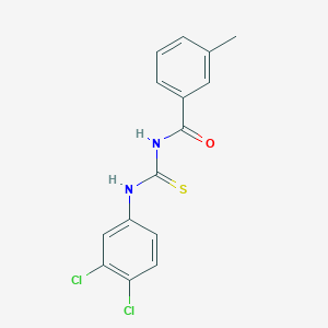 N-[(3,4-dichlorophenyl)carbamothioyl]-3-methylbenzamide