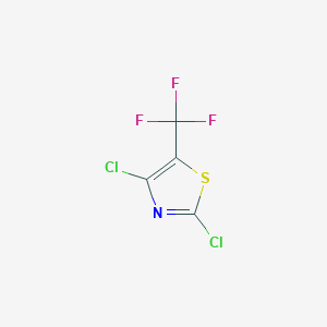 molecular formula C4Cl2F3NS B3208787 2,4-Dichloro-5-(trifluoromethyl)thiazole CAS No. 105315-48-8