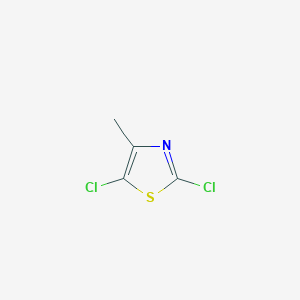 molecular formula C4H3Cl2NS B3208790 Thiazole, 2,5-dichloro-4-methyl- CAS No. 105315-49-9