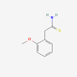molecular formula C9H11NOS B3208841 2-(2-Methoxyphenyl)thioacetamide CAS No. 1053656-06-6