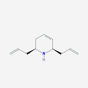 molecular formula C11H17N B3208866 (2S,6R)-2,6-diallyl-1,2,3,6-tetrahydropyridine CAS No. 1055027-36-5