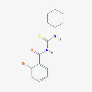 2-bromo-N-(cyclohexylcarbamothioyl)benzamide