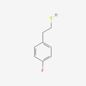 molecular formula C8H9FS B3208900 2-(4-Fluorophenyl)ethane-1-thiol CAS No. 1055303-64-4