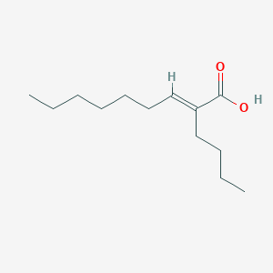 molecular formula C13H24O2 B3208959 2-Nonenoic acid, 2-butyl- CAS No. 105645-28-1