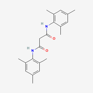 molecular formula C21H26N2O2 B3208973 N,N'-bis(2,4,6-trimethylphenyl)propanediamide CAS No. 105678-72-6