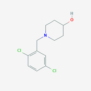 molecular formula C12H15Cl2NO B3208987 1-(2,5-Dichloro-benzyl)-piperidin-4-ol CAS No. 1057269-80-3
