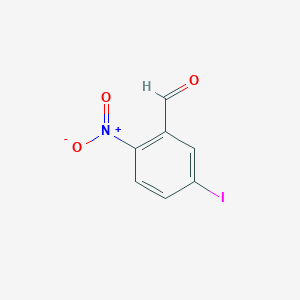 molecular formula C7H4INO3 B3208994 5-Iodo-2-nitrobenzaldehyde CAS No. 105728-31-2