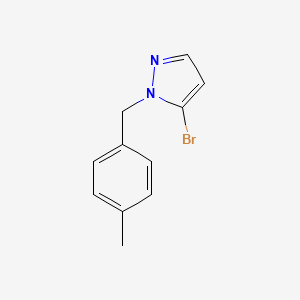molecular formula C11H11BrN2 B3209017 5-Bromo-1-(4-methylbenzyl)-1H-pyrazole CAS No. 1057383-71-7
