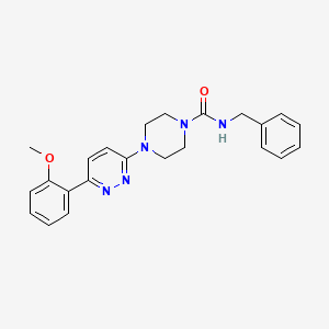 molecular formula C23H25N5O2 B3209093 N-benzyl-4-(6-(2-methoxyphenyl)pyridazin-3-yl)piperazine-1-carboxamide CAS No. 1058193-89-7