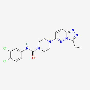 N-(3,4-dichlorophenyl)-4-(3-ethyl-[1,2,4]triazolo[4,3-b]pyridazin-6-yl)piperazine-1-carboxamide