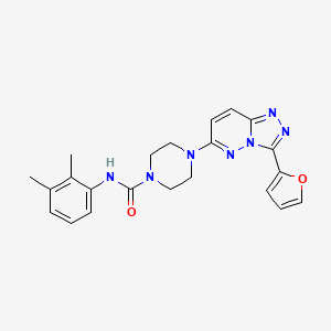 molecular formula C22H23N7O2 B3209550 N-(2,3-dimethylphenyl)-4-(3-(furan-2-yl)-[1,2,4]triazolo[4,3-b]pyridazin-6-yl)piperazine-1-carboxamide CAS No. 1060177-63-0