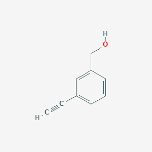 molecular formula C9H8O B3209660 (3-Ethynylphenyl)methanol CAS No. 10602-07-0
