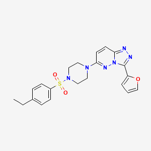6-(4-((4-Ethylphenyl)sulfonyl)piperazin-1-yl)-3-(furan-2-yl)-[1,2,4]triazolo[4,3-b]pyridazine