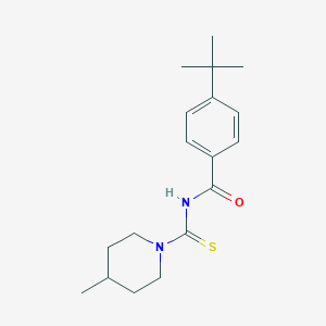 4-tert-butyl-N-[(4-methylpiperidin-1-yl)carbothioyl]benzamide