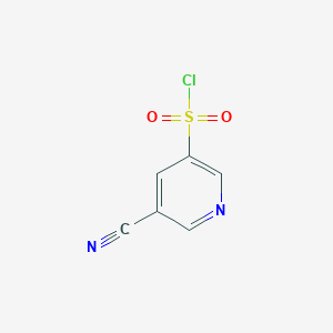 molecular formula C6H3ClN2O2S B3210024 5-Cyanopyridine-3-sulfonyl chloride CAS No. 1060804-15-0