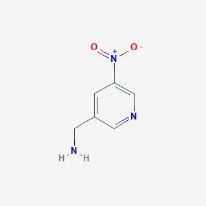 molecular formula C6H7N3O2 B3210039 (5-Nitropyridin-3-YL)methanamine CAS No. 1060804-40-1