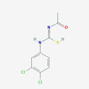 N'-acetyl-N-(3,4-dichlorophenyl)carbamimidothioic acid