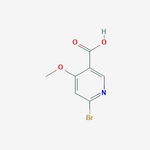 molecular formula C7H6BrNO3 B3210051 6-Bromo-4-methoxynicotinic acid CAS No. 1060805-14-2