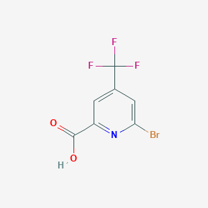 6-Bromo-4-(trifluoromethyl)pyridine-2-carboxylic acid