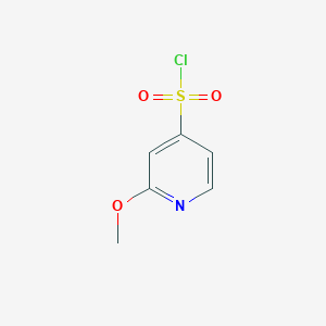 molecular formula C6H6ClNO3S B3210056 2-Methoxypyridine-4-sulfonyl chloride CAS No. 1060807-43-3