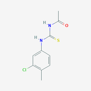 N-[(3-chloro-4-methylphenyl)carbamothioyl]acetamide