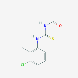 N-[(3-chloro-2-methylphenyl)carbamothioyl]acetamide