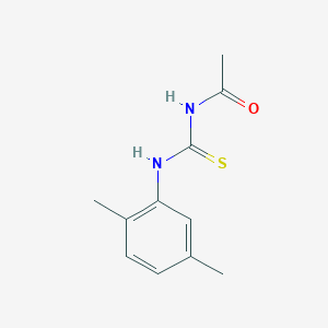 molecular formula C11H14N2OS B321011 N-[(2,5-dimethylphenyl)carbamothioyl]acetamide 