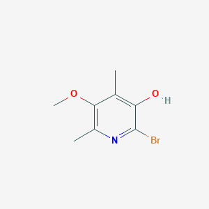 molecular formula C8H10BrNO2 B3210183 2-Bromo-5-methoxy-4,6-dimethylpyridin-3-ol CAS No. 1062541-76-7