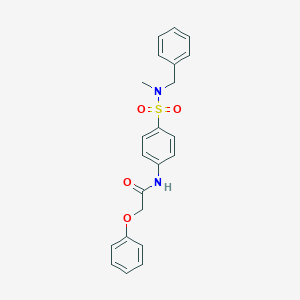 N-{4-[benzyl(methyl)sulfamoyl]phenyl}-2-phenoxyacetamide